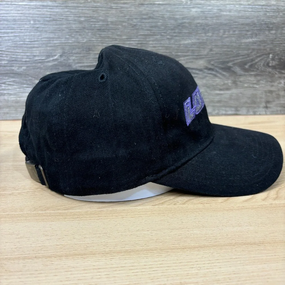 Vintage The Lumber Co Hat Cap Strap‎ Back Black Baseball Bats Adjustable